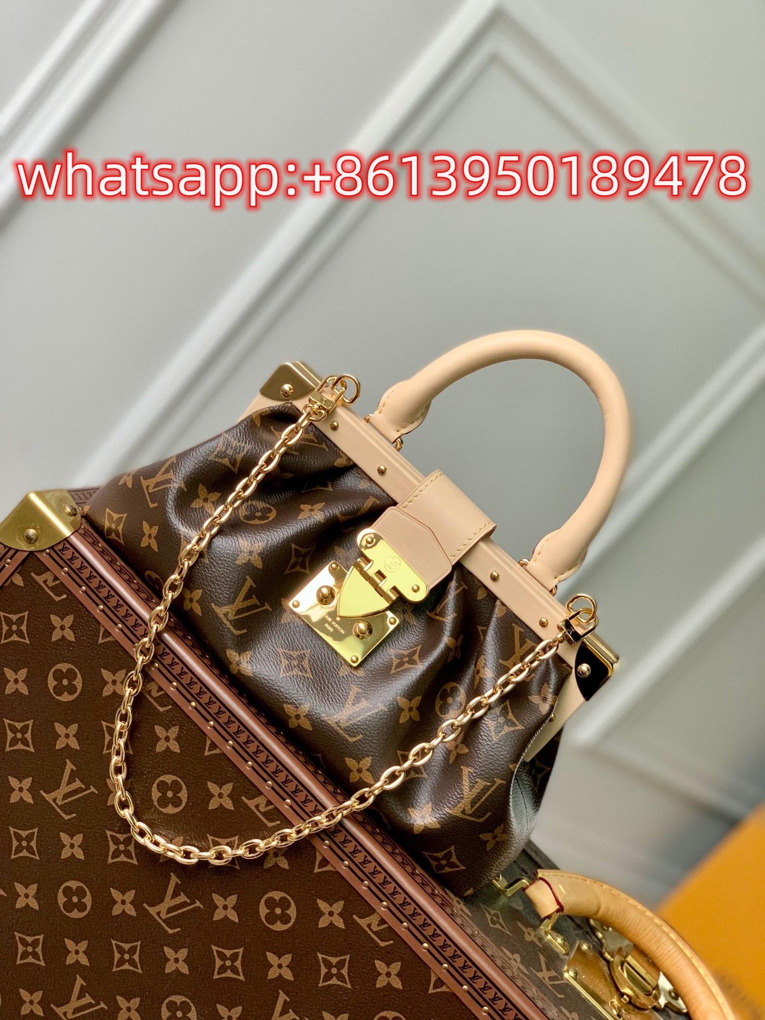 LV bag MONOGRAM CANVAS Pochette Félicie LV cluth S-lock tote handbag purse 