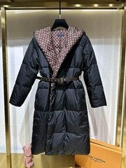     own jacket parkas purffer     ady vest coats hooded feather duck filling 
