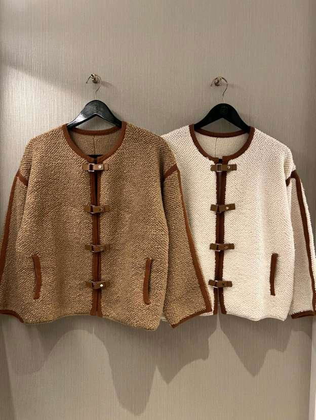 Top quality Loro Piana jacket 100% cashmere sweater downjacket mink coat suit 5