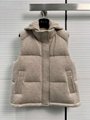 Top quality Loro Piana jacket 100% cashmere sweater downjacket mink coat suit