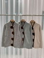 Top quality Loro Piana jacket 100% cashmere sweater downjacket mink coat suit