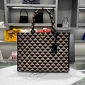 Prada handbag large capacity prada purse tote handle bag Saffiano leather