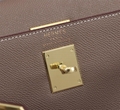 Hermes Mini Kelly handbag purse tote handle bag crocodile leather 