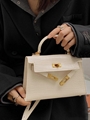 Hermes Mini Kelly handbag purse tote handle bag crocodile leather 