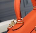 Hermes Mini Kelly handbag purse tote handle bag crocodile leather 