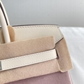 Hermes  brikin bag Hermes handbag purse  handle bag suede leather hermes tote
