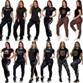 Wholesale LV bodys Dress one-piece woman LV casual sport suit jumpsuit legging