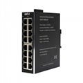  Unmanaged Industrial Switch + 16 Network ports + 10M / 100Mbps