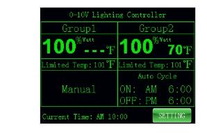 Sunset sun rise SLC Controller for grow lamps 4