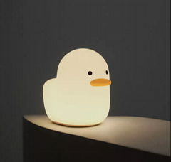 Led Lights Soft Silicone Cute Duck