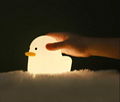 Led Lights Soft Silicone Cute Duck Children Kids Nursery Led Night Light Lamp 3