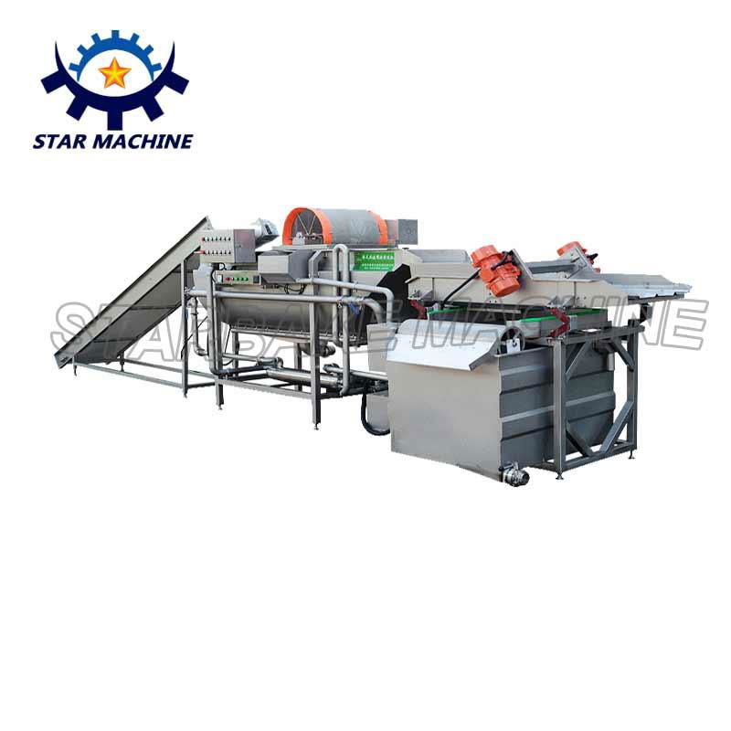 ultrasonic vegetable and fruits washer line 3