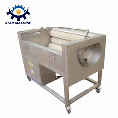 commercial stainless steel vegetable peeler and washer machine