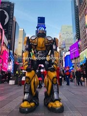 2019 New Design Bumblebee Costume Robot Costume For Adults