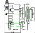 JFZ1906 car alternator 14 voltage  car