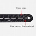  High accurate Fashion design 100% Carbon Fiber Ruler 13cm Scale Ruler  2