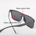 OEM Carbon Fiber Sunglasses Custom Logo Sunglasses with Carbon Fiber Frame 4