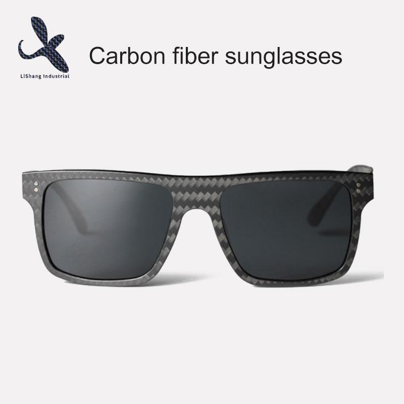 OEM Carbon Fiber Sunglasses Custom Logo Sunglasses with Carbon Fiber Frame