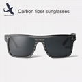 OEM Carbon Fiber Sunglasses Custom Logo Sunglasses with Carbon Fiber Frame