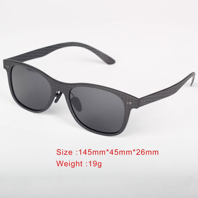 OEM Carbon Fiber Sunglasses Custom Logo Sunglasses with Carbon Fiber Frame 3