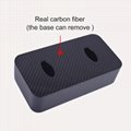 100% Real full Carbon fiber car tissue box car accessory carbon paper cover case 3