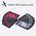 custom 3k carbon fibre playing cards carbon fiber poker carbon cards