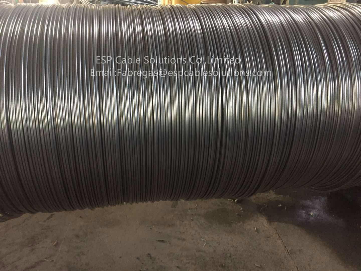 Hydraulic control line coil tubing