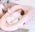 Portable crib-in-bed baby sleeping