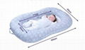 Pressure-proof portable baby BB uterus-like foldable bionic bed for newborns