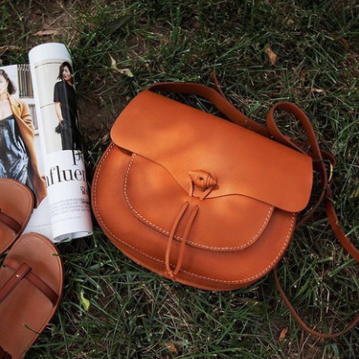 fashion full Genuine Leather stylish handbags
