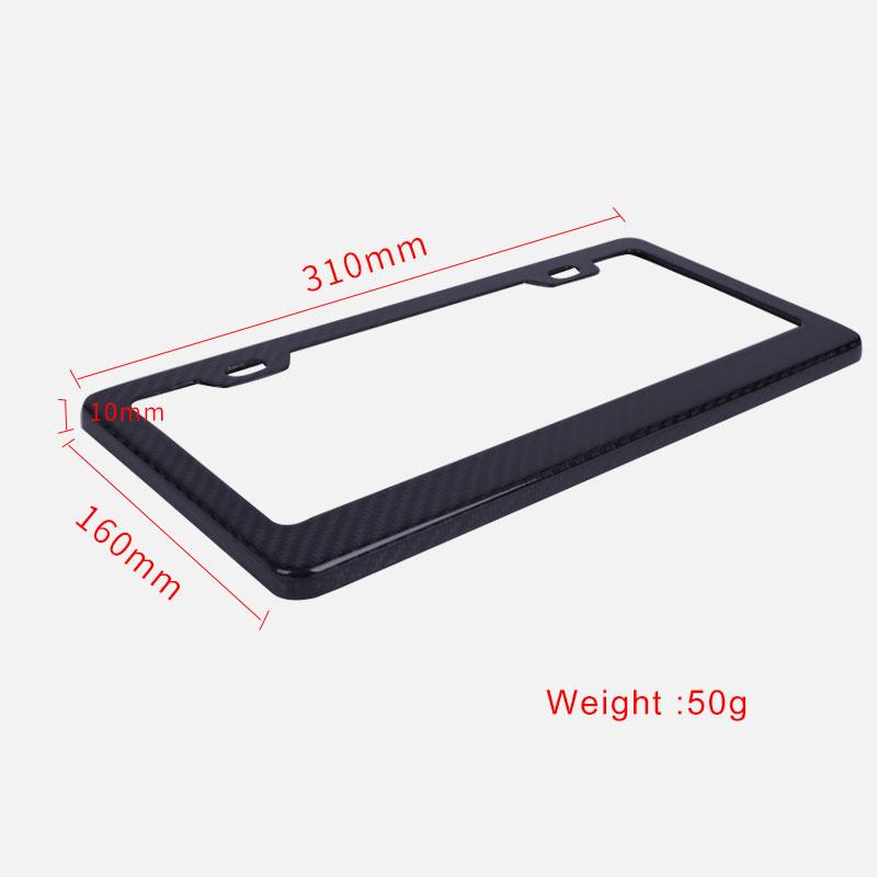 Strong 3K Carbon Fiber Car Licence Plate Frame LS003 LS (China
