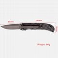 100% Real Carbon Fiber Sharp Folding Knife Hot Item For EU USA Market   5