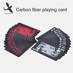 Factory Supplier 100% Carbon Fiber Durable Playing Cards for Entertainment