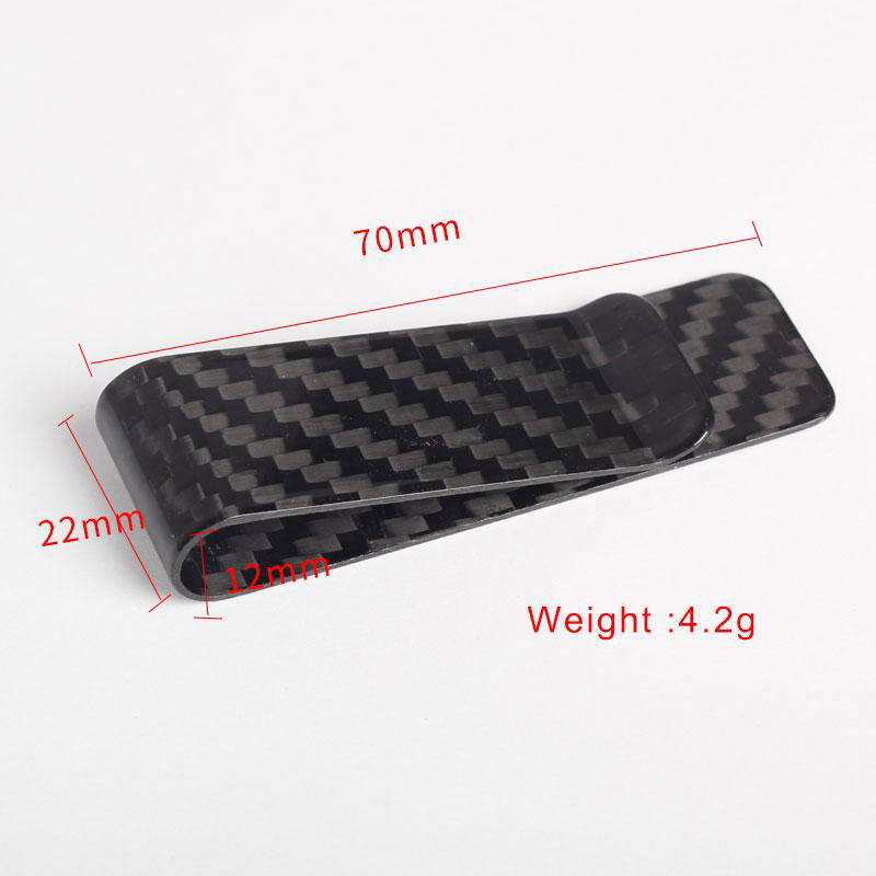 Fashion Carbon Fiber 22mm Money Clip Hot Sale  5