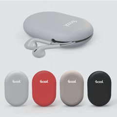 2019 High quality New Design Soft Silicone Earphone Carrying Case