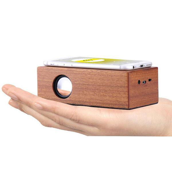 best creative portable wireless magic wood induction speaker 2