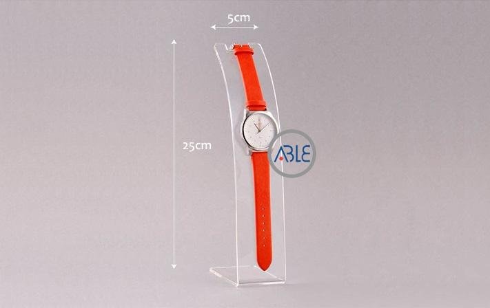 Crystal Clear Custom Acrylic Watch Display Stand