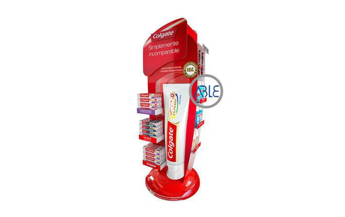 Custom Acrylic Display Rack for Toothbrush and Toothpaste 3