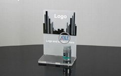 Retail acrylic cosmetic display stand customized design