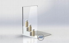 Custom acrylic perfume display stand counter style