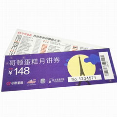 security ticket coupon