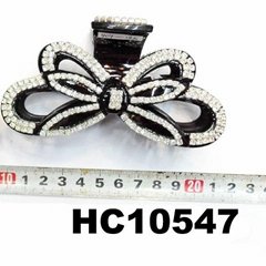 wholesale fashion women flower crystal stone plastic hair clips