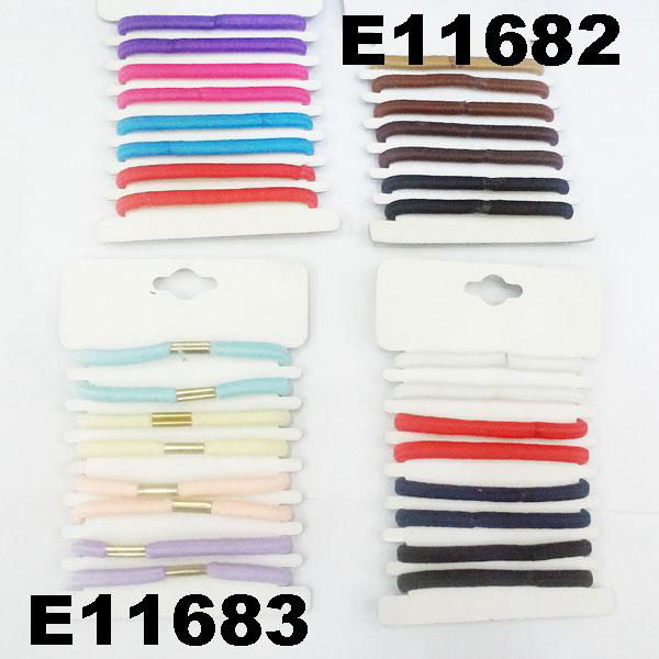 women girls daily use elastic rubber band hair ties wholesale 5
