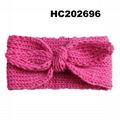 baby girls wool crochet knit headbands wholesale 2