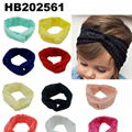 baby girls wool crochet knit headbands wholesale 5