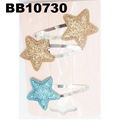 shining in dark curved powder metal star hair bobby pin hair clip wholesale