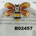 fashion crystal stone wasp bee insect brooch