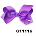 school girls kids big beautiful print hair ribbon bow