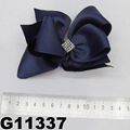 school girls kids big beautiful print hair ribbon bow 10