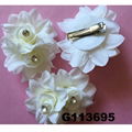 wedding bridal women hair flower hair clips